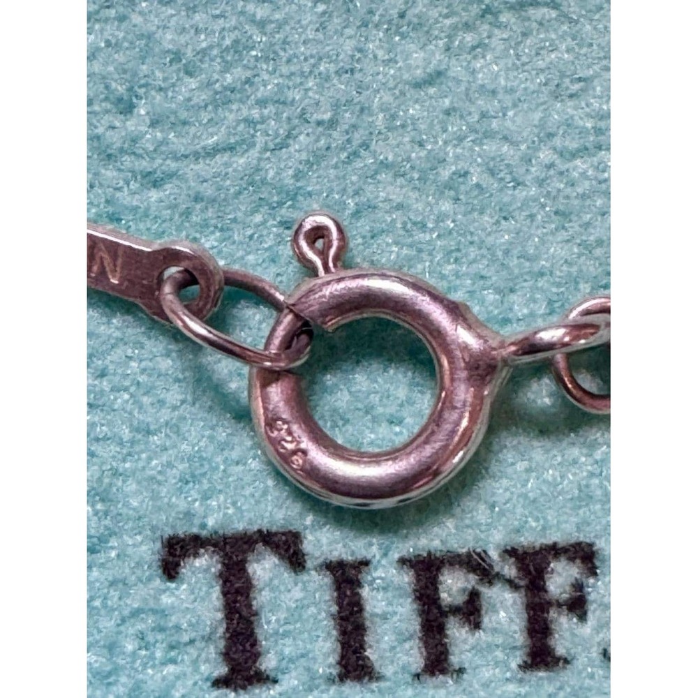 Vintage Tiffany & Co Elsa Peretti Teardrop 5 Charm Bracelet 7in - Picture 9 of 10